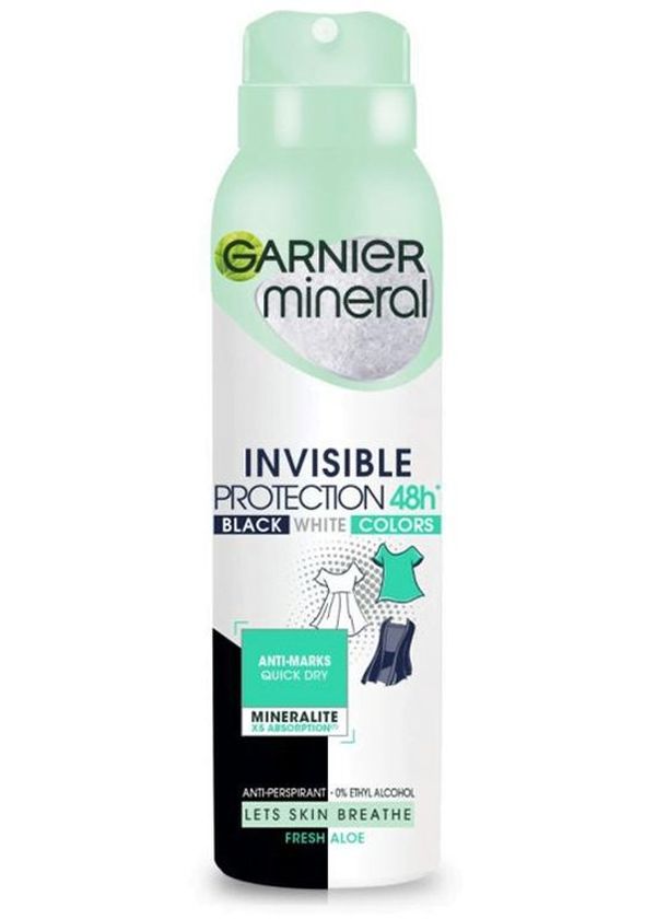 Garnier Deodorant antiperspirant spray 150ml Invisible Mineral