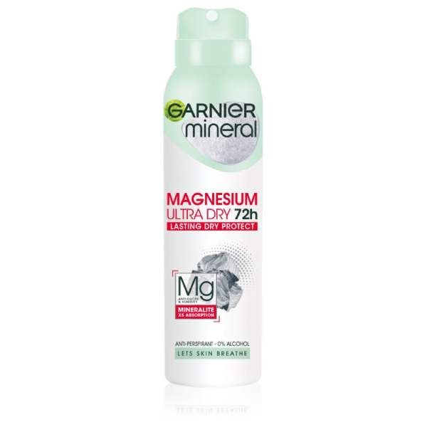 Garnier Deodorant antiperspirant spray 150ml Magnesium Ultra Dry
