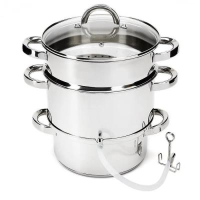 Rosberg Set Oale Inox Multietajate Pentru Suc Legume Fructe 8L R51260A