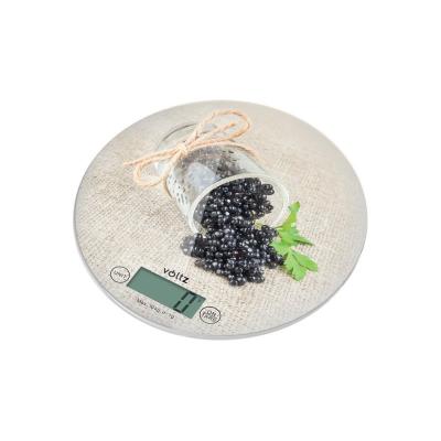 Voltz Cantar Bucatarie Sticla 5kg Decor Mure V51651FDECO1