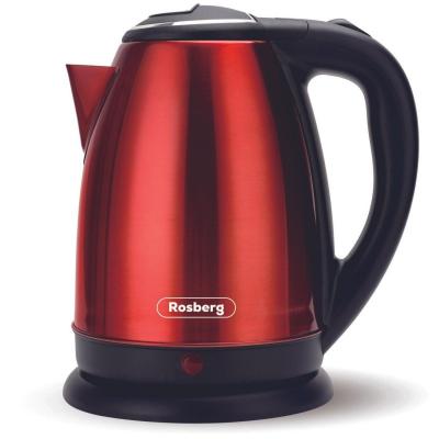 Rosberg Cana Fierbator Inox, 1800W, 1.8L, Rosu R51230I