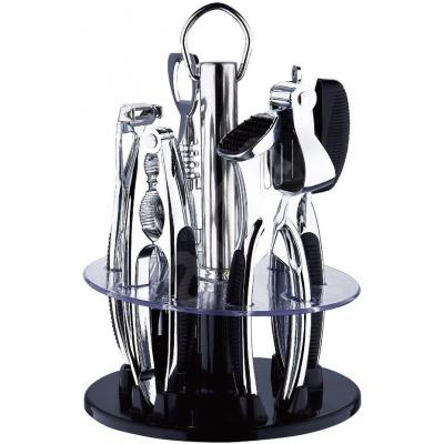 Bohmann Set Ustensile 6 Piese Inox Suport Rotativ BH 7780