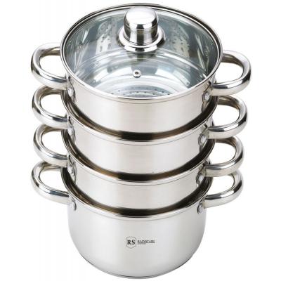 Rainstahl Oala Inox Gatit la Abur 5 Piese 6.6L RS/ST 5102-003