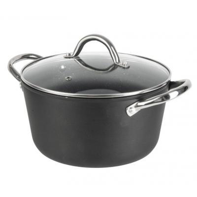 Bohmann Oala antiaderenta cu capac din sticla yena 20cm 2.3L BH 1417-20
