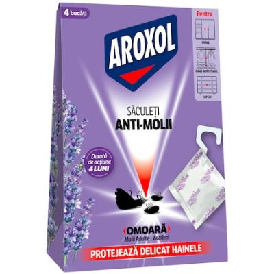 Aroxol Antimolii Saculet 4Buc/Set