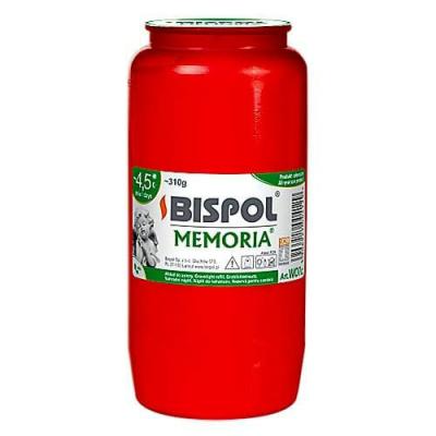 Bispol Candela cu Ulei Wo7 Rosu Timp de ardere 108h