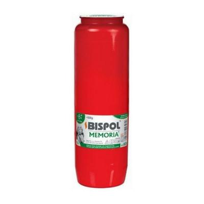 Bispol Candela cu Ulei Wo8 Rosu Timp de ardere 192h