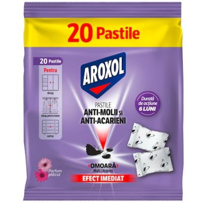 Aroxol Pastile Antimolii&amp;Antiacarieni 20Buc/set