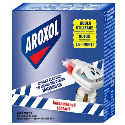 Aroxol Aparat Electric Tantari+Rezerva Lichida 35ml/45 nopti