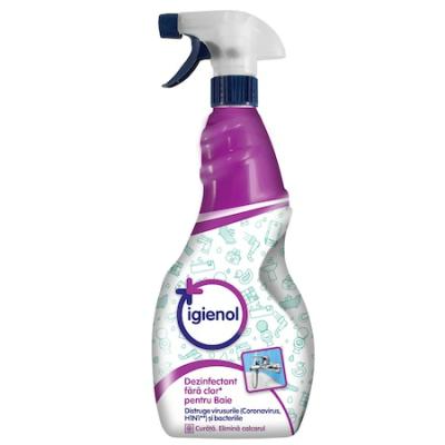 Igienol Dezinfectant Suprafete Fara Clor 750Ml Baie