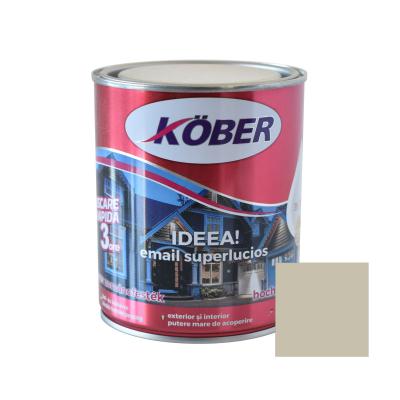 Kober Ideea, Vopsea alchidica pentru lemn / metal, interior / exterior, crem ivoir, 0.75 L