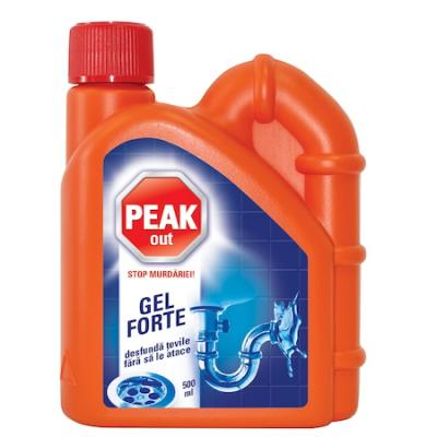 Peak Out Gel Desfundat Tevi Forte 500Ml