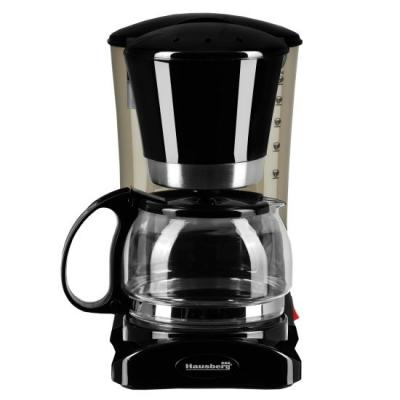 Hausberg Filtru Cafea 800W 19 X 14.5 X 24.5 cm Negru HB3650
