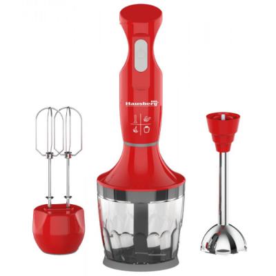 Hausberg Blender 600W, Motor Cupru, 0.75L, Rosu HB-7706