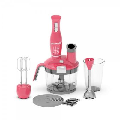 Hausberg Blender 4in1,1500W, 1.5L, Functie Turbo, Roz HB-7710