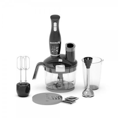 Hausberg Blender 4in1,1500W, 1.5L, Functie Turbo, Negru HB-7710