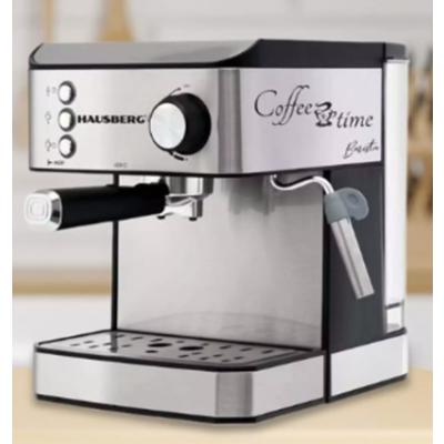 Hausberg Espressor Cafea Inox 1000W, 15bar, Termostat reglabil HB3725