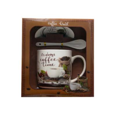 Cana Portelan 300ml Charisma Coffe+ Lingurita+Farfuriuta