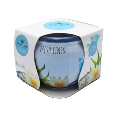 Aroma Land Lumanare Parfumata Fresh Linen, timp de ardere 20h