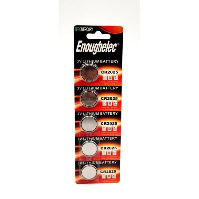 Enoughelec Baterie Litiu CR 2025 5Buc/Folie