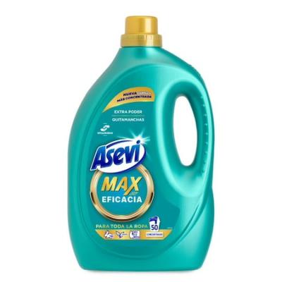 Asevi Detergent Lichid  Rufe 2.5L White Color Max Eficacia 50 Spalari