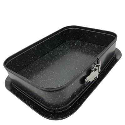 Bohmann Tava Antiaderenta Marmorata Margine Detasabila 35X23.5X7cm Negru BH 6461