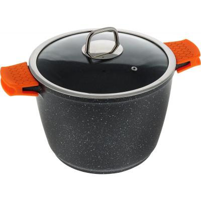Bohmann Oala antiaderenta cu capac din sticla 28cm 7.5L BH 7351- 28MRB