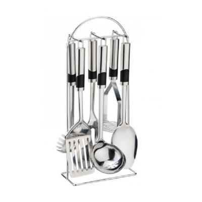 Bohmann Set Ustensile Bucatarie 7 Piese Inox cu suport BH 7761