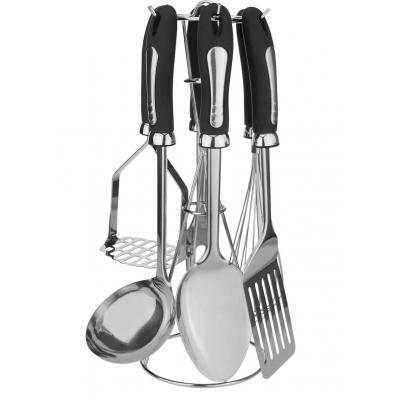 Bohmann Set Ustensile Bucatarie 7 Piese Inox cu suport BH 7789