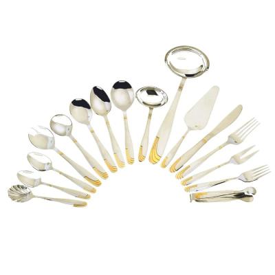 Bohmann Set Tacamuri Inox 84 Piese Premium Auriu Servieta BP A84-GM