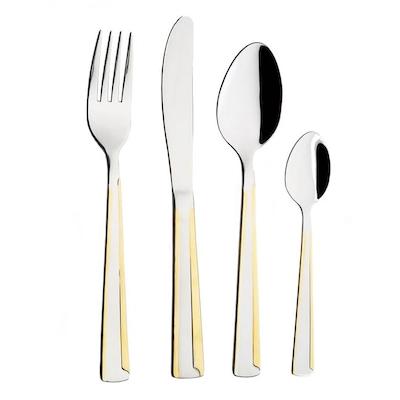 Bohmann Set Tacamuri Inox 24 Piese Premium Auriu BP B24-GM