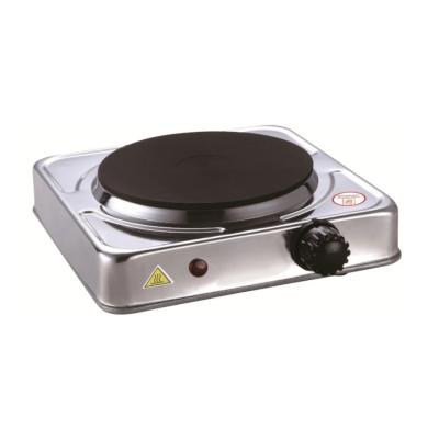 Rosberg Plita Electrica, 1200W, 27x31cm, Email, Termostat, Argintiu R51445I