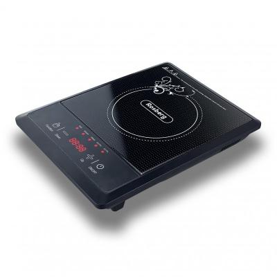 Rosberg Plita Electrica Inductie, 2000W, 25x25 cm, 8 Trepte Putere, 5 programe, Negru R51445J