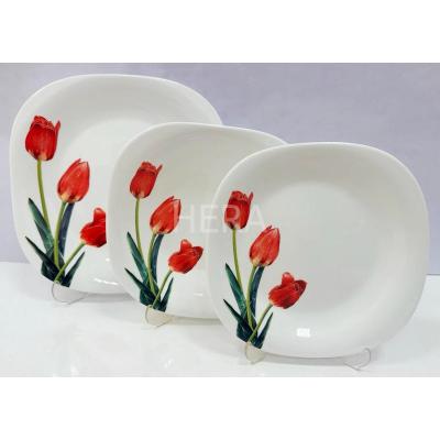 Hera Serviciu de masa Opal 18 piese Model patrat K2217