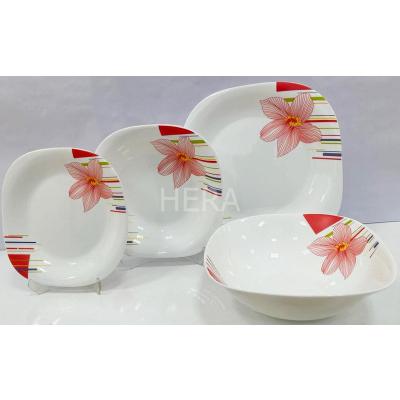 Hera Serviciu de masa Opal 19 piese Model patrat K180503