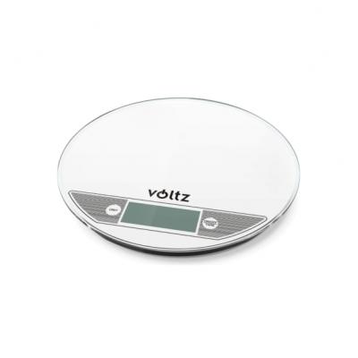 Voltz Cantar Bucatarie Sticla 5kg Alb V51651FWHITE