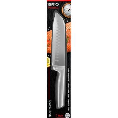 Brio Metallica Cutit Full Inox Santoku 18.5cm 104358
