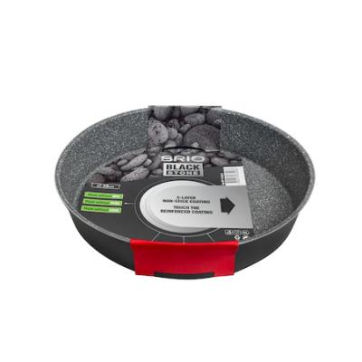 Brio Black Stone Tava Antiaderenta Aluminiu Stantat Rotunda 34cm 104856