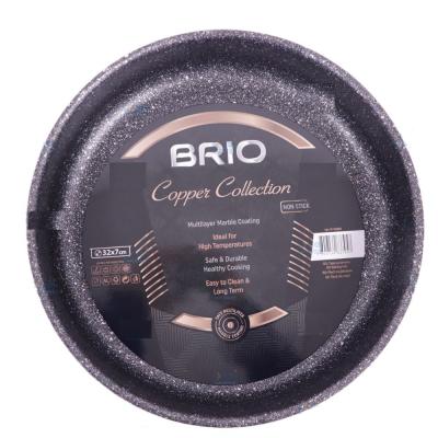 Brio Copper Tava Antiaderenta Aluminiu Stantat Rotunda 32cm 104883