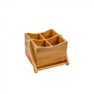Brio Suport Tacamuri Bambus 15X15X12cm Cu Toarta 107313