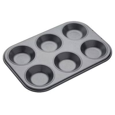 Tava metalica 6 briose, 26.5 X18.5 cm