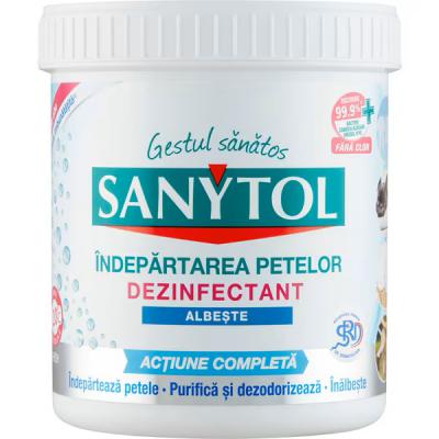 Sanytol Pudra Indepartare Pete 450g Rufe Albe