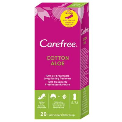Carefree Absorbante Zilnice 20buc/set Panty Aloe
