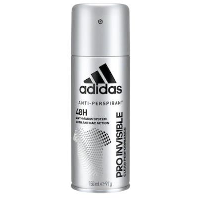 Adidas Deodorant antiperspirant spray Men 150ml Pro Invisible