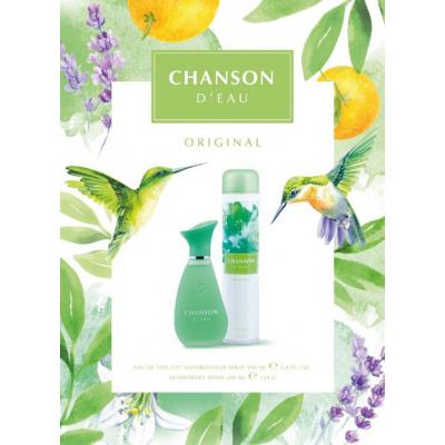 Chanson D Eau Caseta Cadou Apa de toaleta 100 m + Deodorant spray 200 ml Original