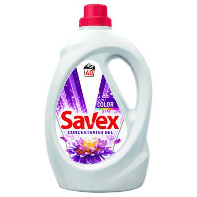 Savex Detergent Lichid 2.2L 2In1 Color