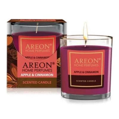 Areon Home Scented Candela Apple &amp; Cinnamon 120g