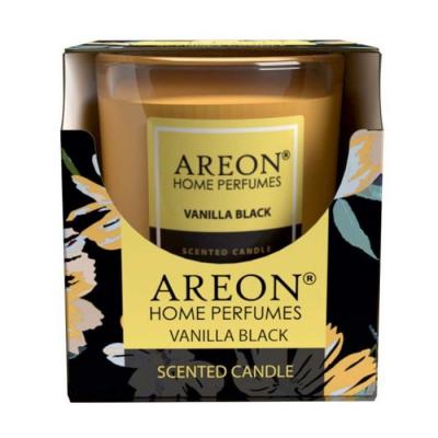 Areon Home Scented Candela Vanilla Black 120g
