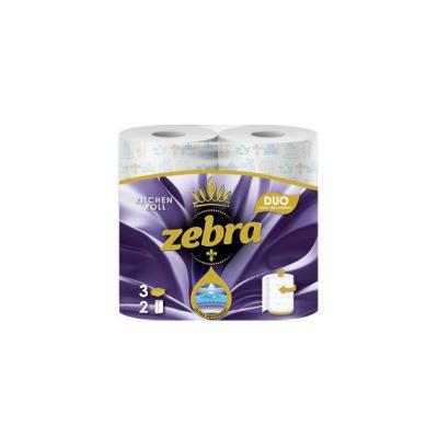 Zebra Rola Prosop Duo New 3 Straturi 2buc/set