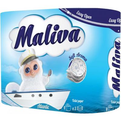 Maliva Hartie Igienica 3 Straturi 4Buc/set Atlantic